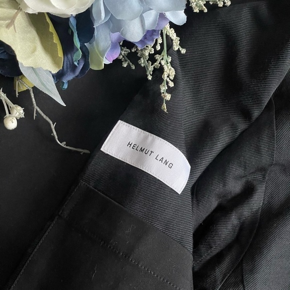 Helmut Lang Moto Biker Cotton Jacket, Size Large - Picture 12 of 13